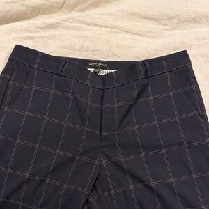 Banana Republic Men's Navy Plaid Shorts